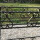 Wrought iron pot-carrying planter