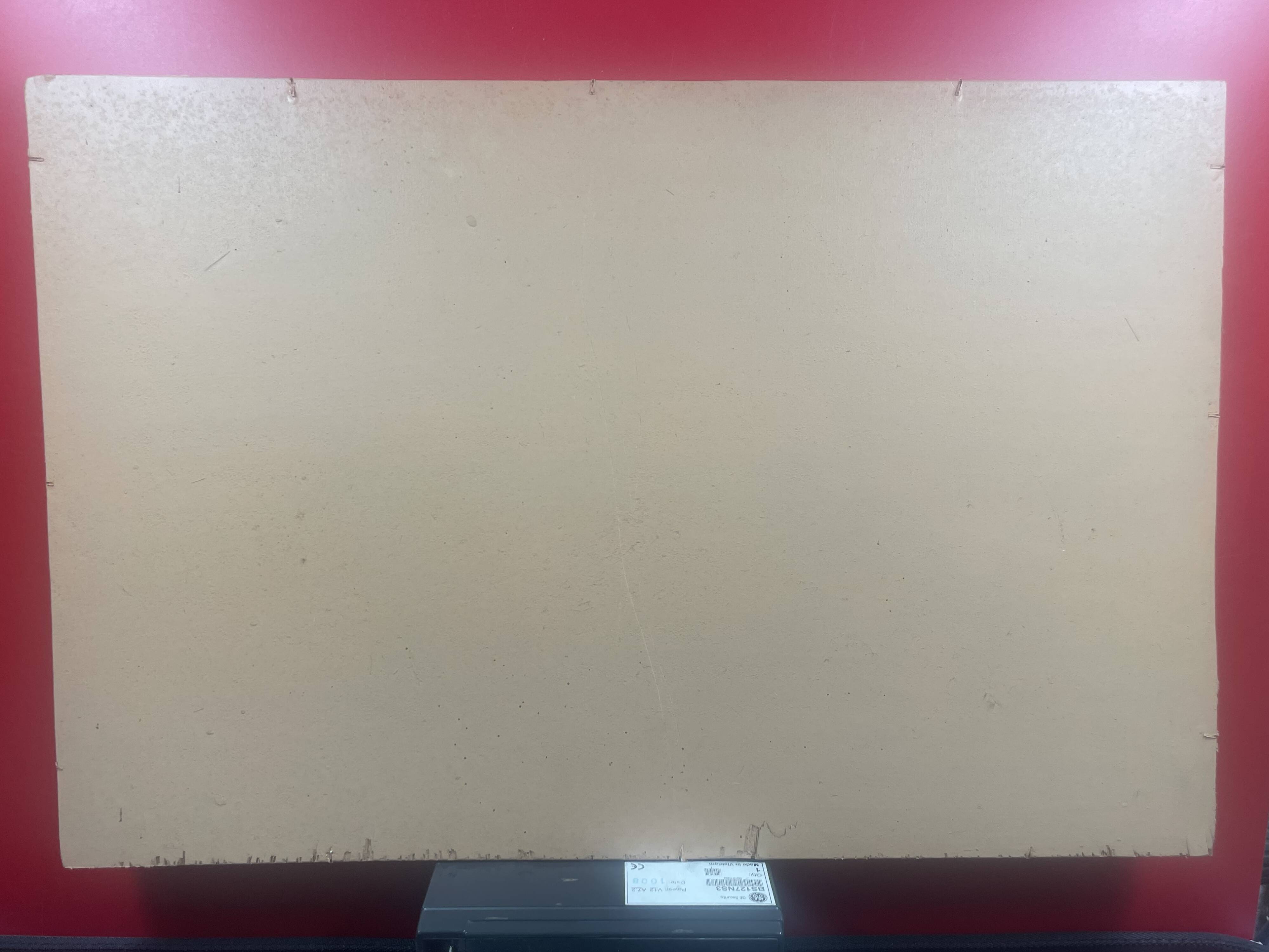 Bouquet of flowers on table oil on isorel panel signed M. Cornil