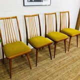 Series of 4 Scandinavian chairs
