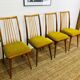 Serie de 4 chaises scandinaves