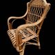 1950s Rattan Child's Armchair