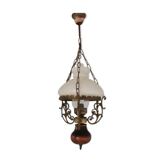 White opaline suspension type napoleon III