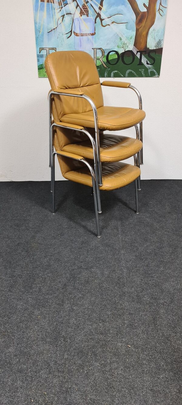Chaise empilable vintage de Klober Allemagne