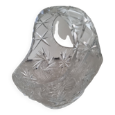 Corbeille à fruits en cristal de Bohême