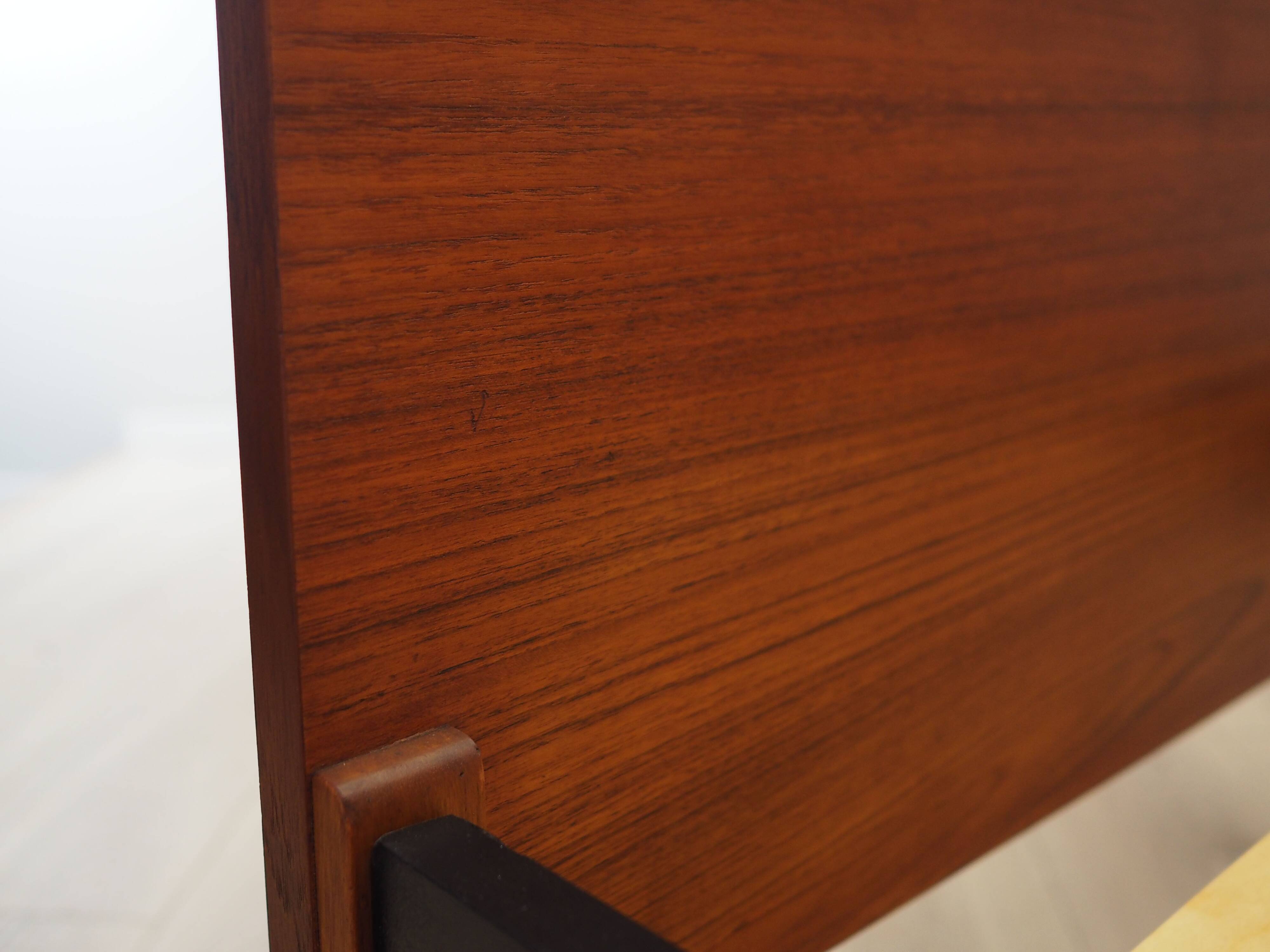 Teak bed, Danish design, 1970s, production: Denmark