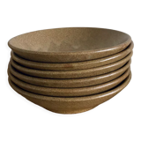 Hollow plates in old stoneware