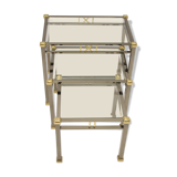 nest side tables Tables Miniset Gold and silver Eicholtz Lindon