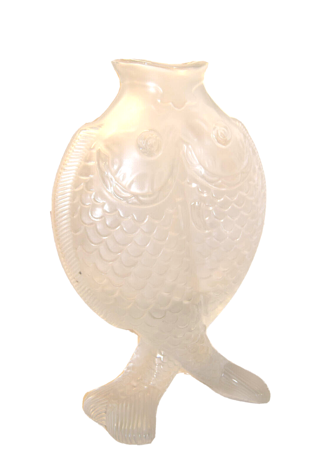 Crystal fish vase by bayel royal crystal of champagne