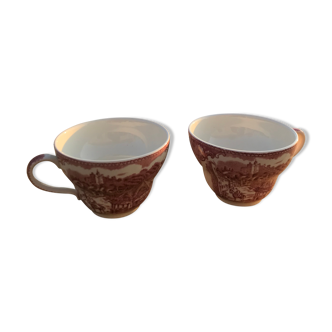 Cup with vintage saucer