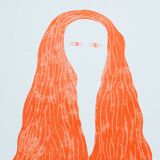 Les cheveux, monotype