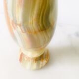 Superb vintage onyx vase