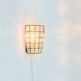 Applique murale en verre de style mid-century moderne de Limburg, Allemagne, années 1970.