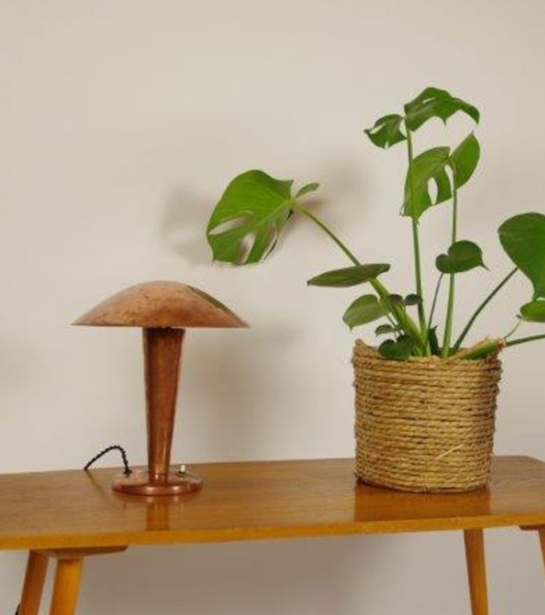 Vintage copper lamp