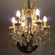 Bronze grapefruit chandelier