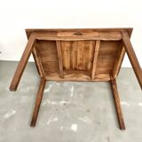 Solid cherry wood desk with spindle legs