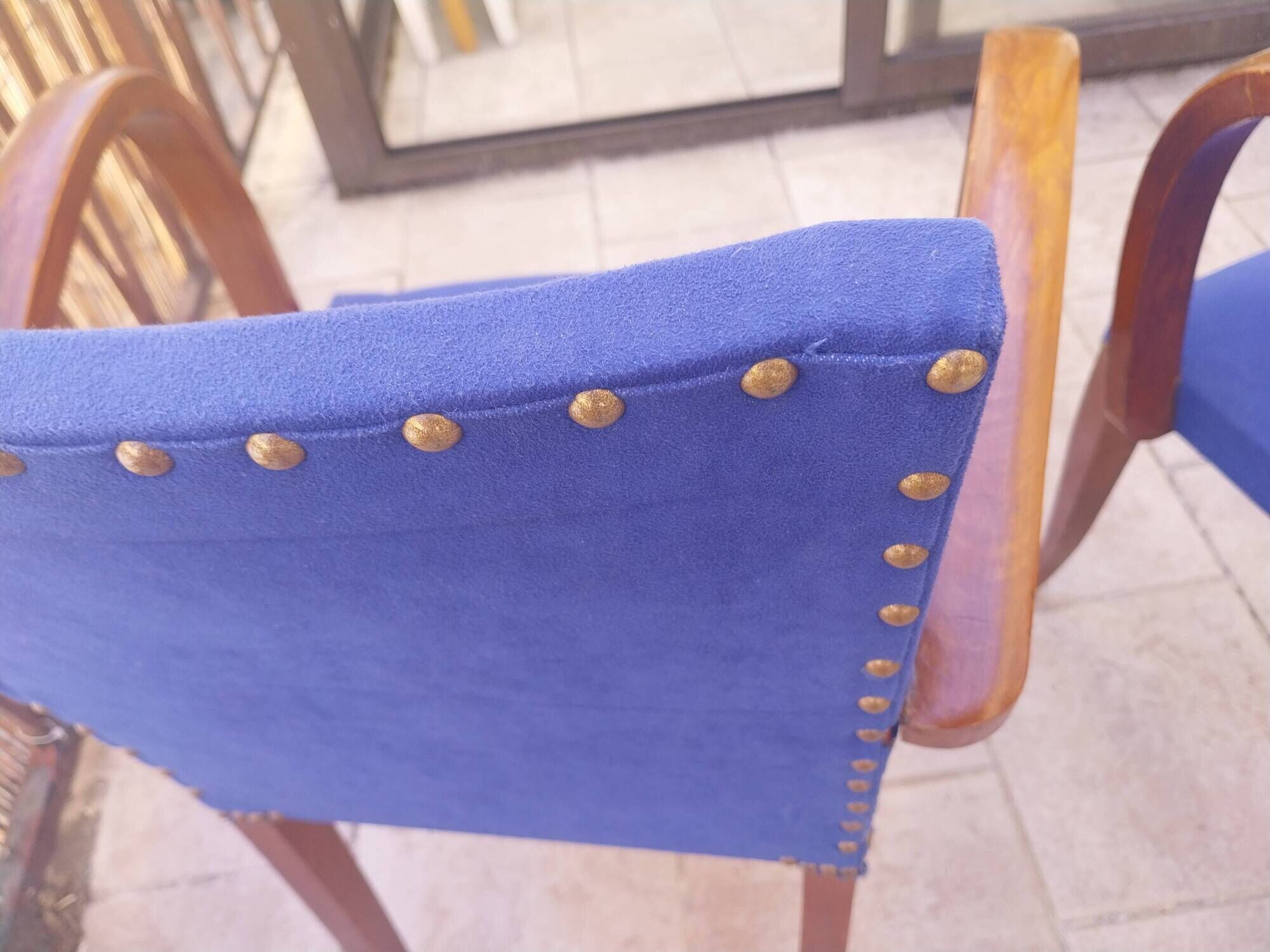 Pair of Bridge armchairs