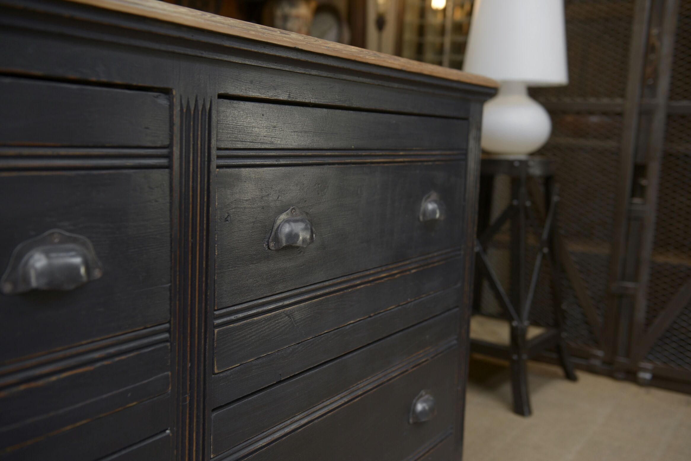 Commercial furniture has 4 large drawers fir 1930