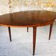 Table de salle à manger en palissandre extensible avec rallonges papillon, 1960’