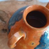 Emile SIMONOD (1893-1977) Glazed ceramic vase with handles Savoie France