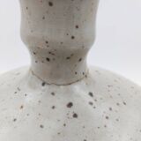 Grande lampe boule grès signée Baudat