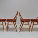 Lot de 4 chaises par Antonín Šuman, années 1980.