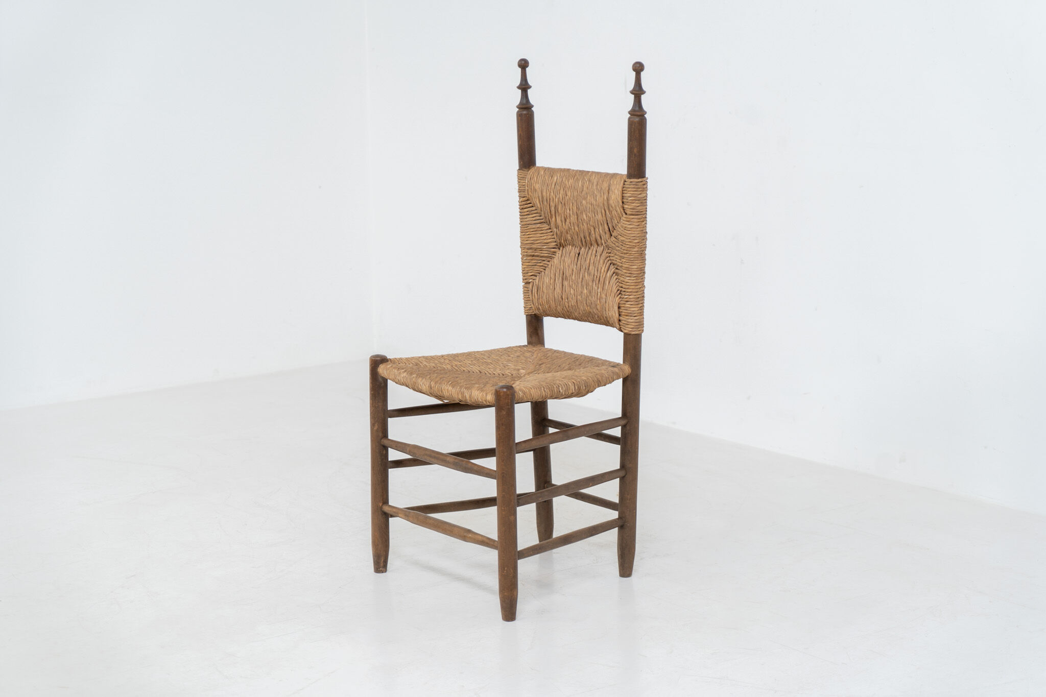 Chaise latérale espagnole vintage