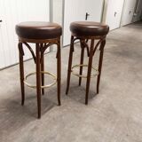 Pair bar stools Hindermann Wellereau