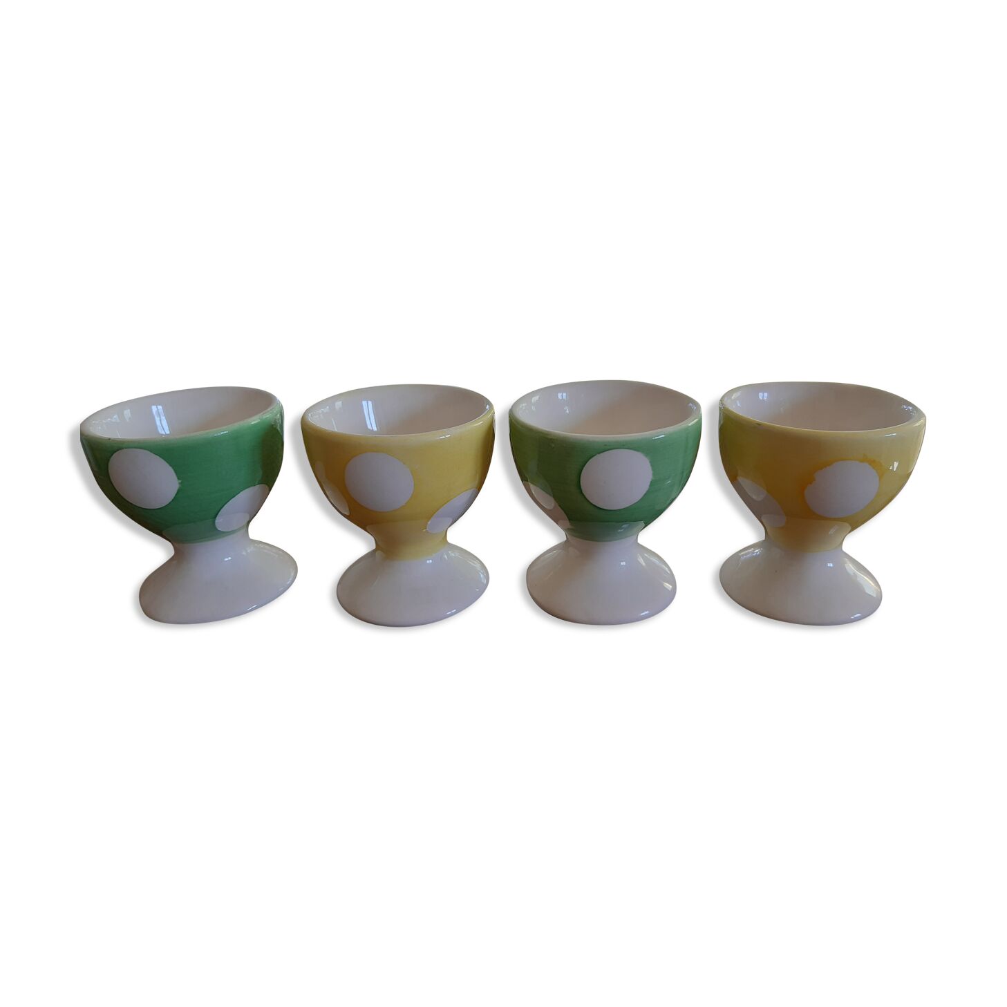 Lot of 4 eggcups