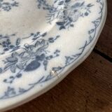 Lot de 4 assiettes plates Bertha Sarreguemines