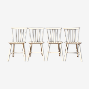 Set de 4 chaises Farstrup blanches