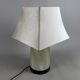 Murano glass table lamp Visa G Luce opaline modernist design from the 90s.