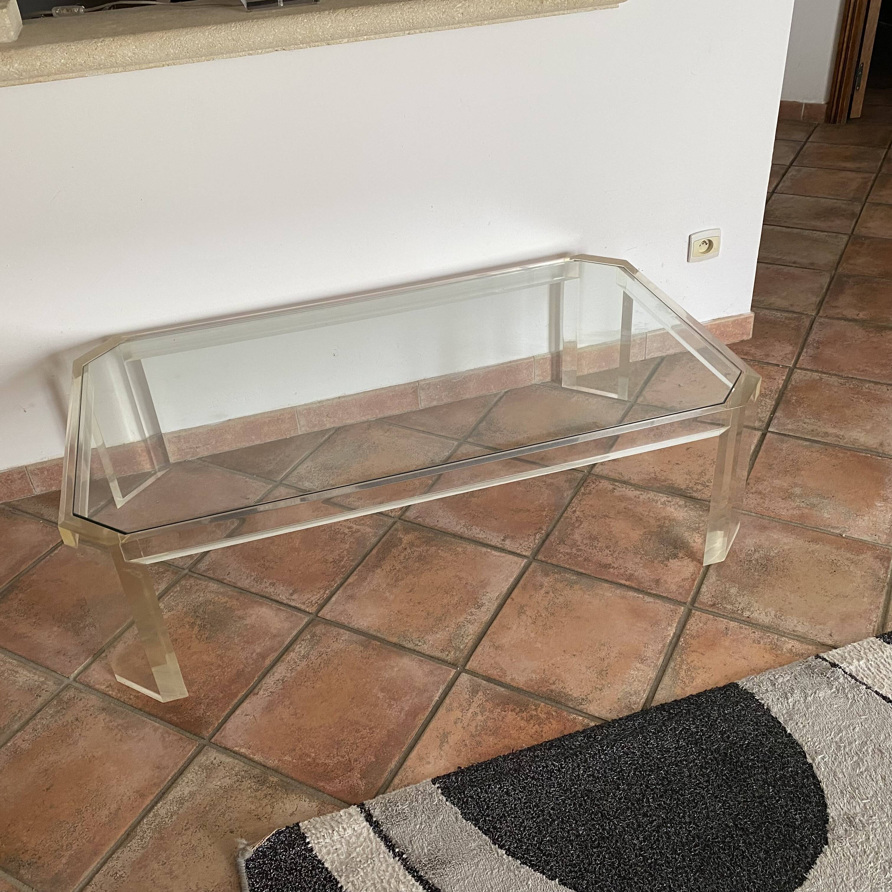 Athena coffee table by David Lange. 1970. 120x70.