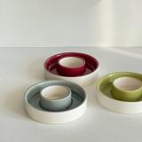 BOUGEOIRS Cracked Ceramic Candle Holder