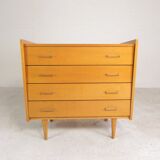 Vintage chest of drawers with 4 drawers, 1960s