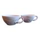 Two pink haviland porcelain teacups