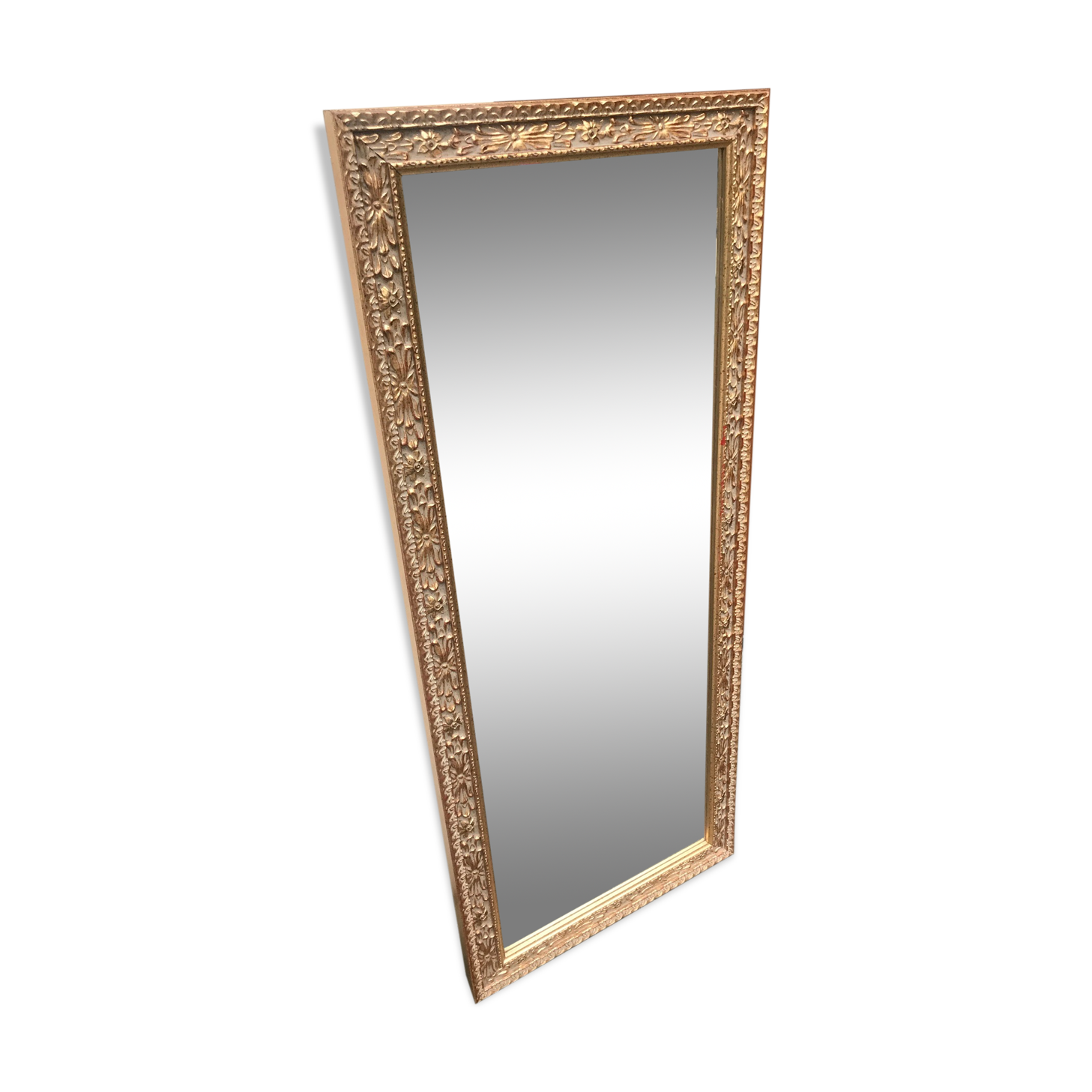 Golden classic mirror, 46x110cm