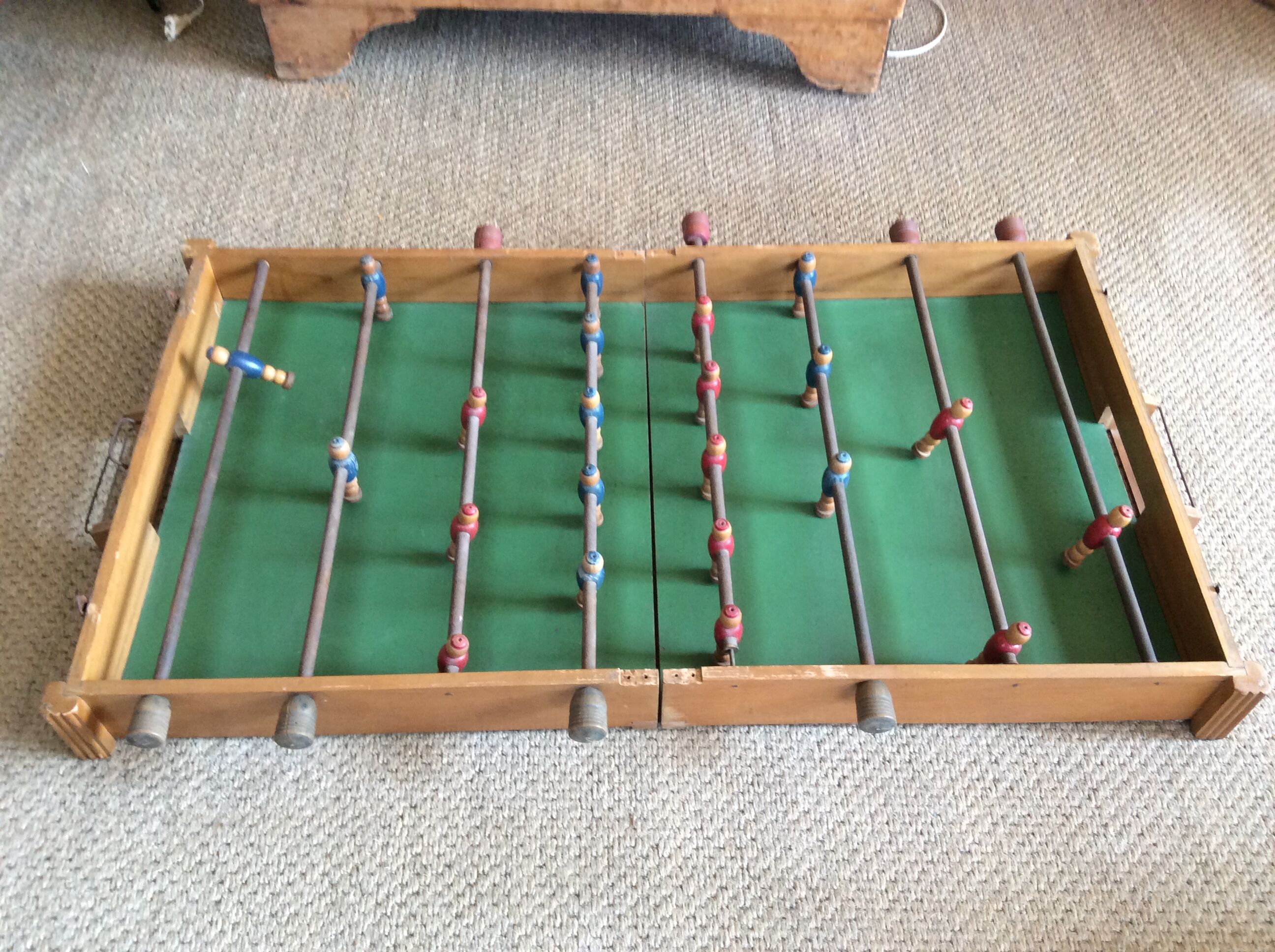 Folding table football