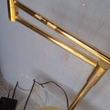 Lampe de bureau liseuse en laiton design vintage ep 1970