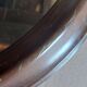 Oval oak mirror