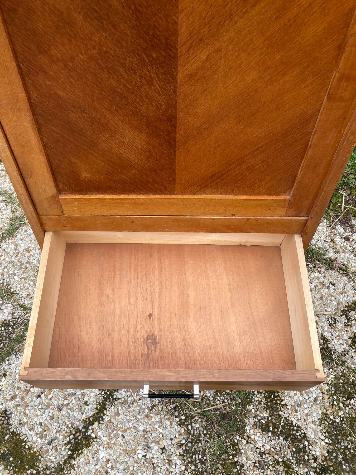 Vintage knitted bonnet feet compass