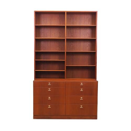 Teak bookcase, Danish design, 1960s, designer: Børge Mogensen