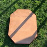 Golden octagonal mirror  60x70cm