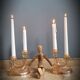 DuO pink glass candle holders