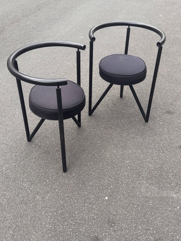 Paire de chaises Miss Dorn - Philippe Starck