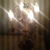 Candle lamp and grapevines