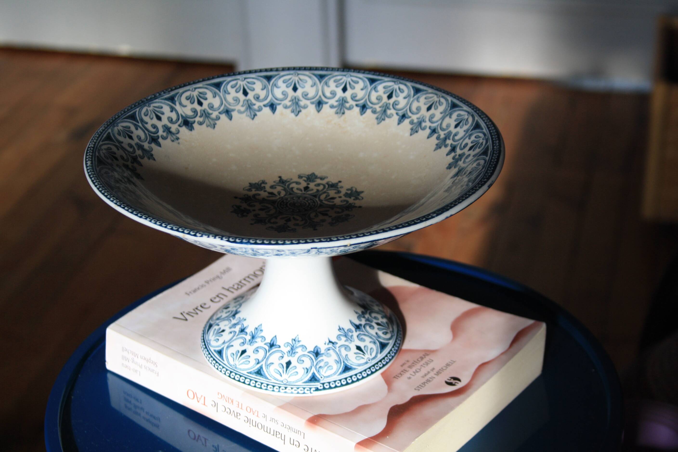 Old Badonviller fruit bowl - Terre de Fer - oriental
