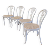 Lot de 4 chaises bistrot vintage