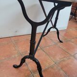 Bistro table with marble top