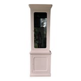Vitrine haute rose poudrée