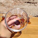 Suite of 6 cocktail glasses 70s